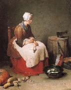 Jean Baptiste Simeon Chardin The Rubenputzerin
